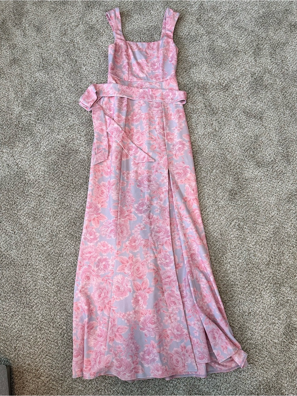 Show Me Your MuMu Pink Floral Paris Gown Maxi Dress - Picture 2 of 4